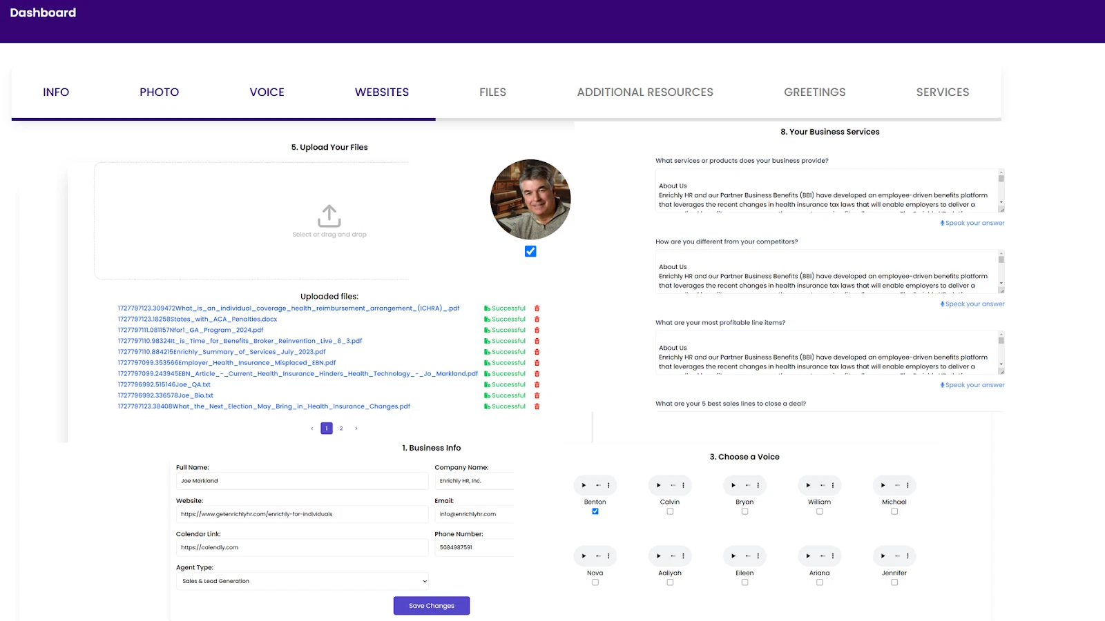Vengo AI - Boost sales with custom-built AI agents 3 Train AI agents