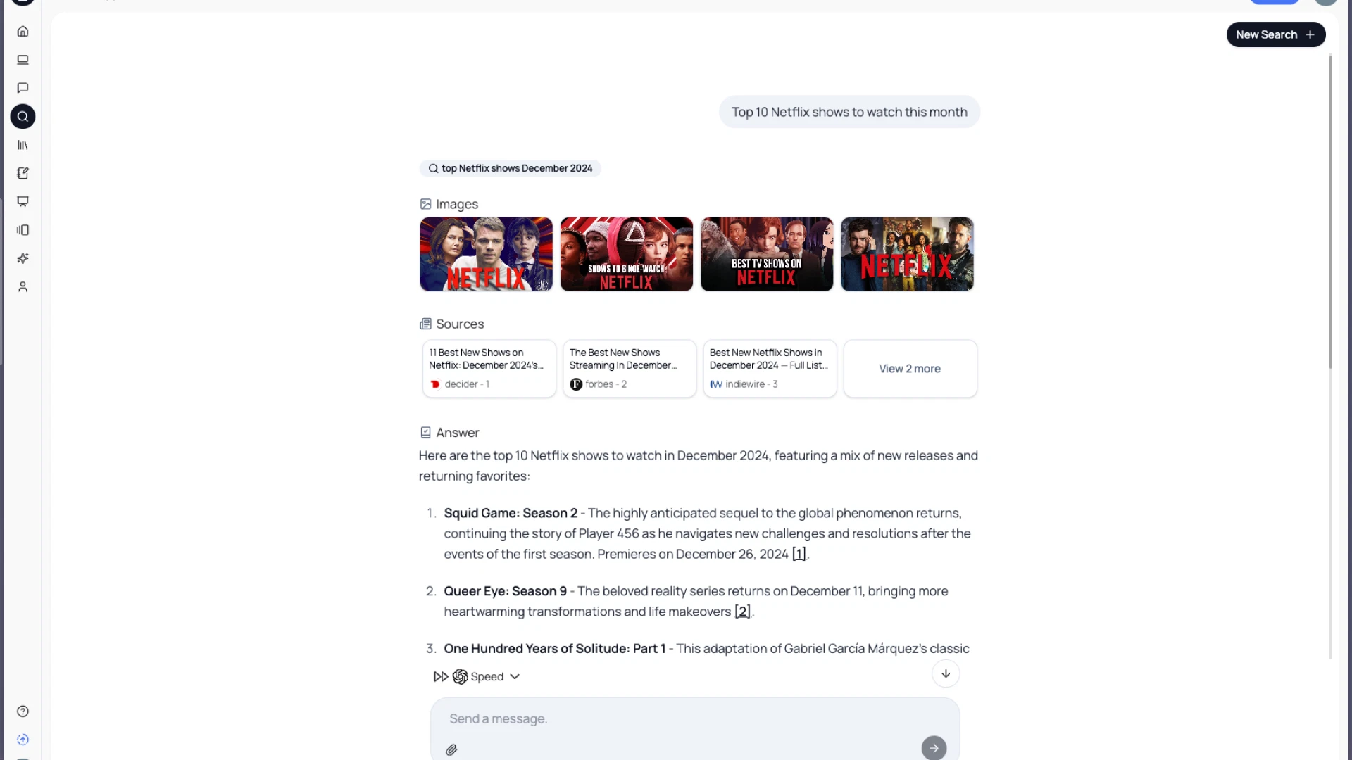 Zemith - Access Every Essential AI Tool in a Single Workspace 3 AI-powered search engine