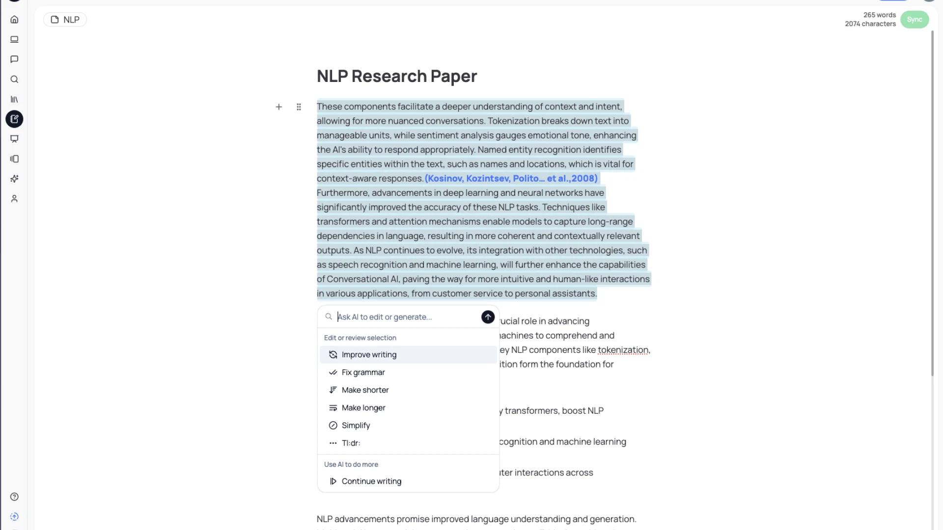 Zemith - Access Every Essential AI Tool in a Single Workspace 4 AI-powered note-taking