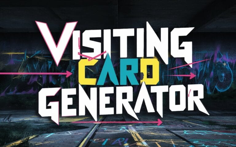 Visiting Card Generator